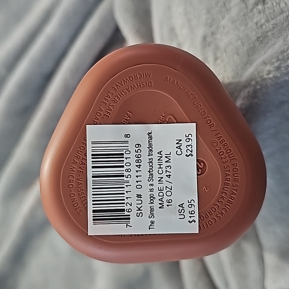 NWT - Starbucks - Terracotta Recycled Plastic Tumbler - 16 fl oz - Picture 5 of 5